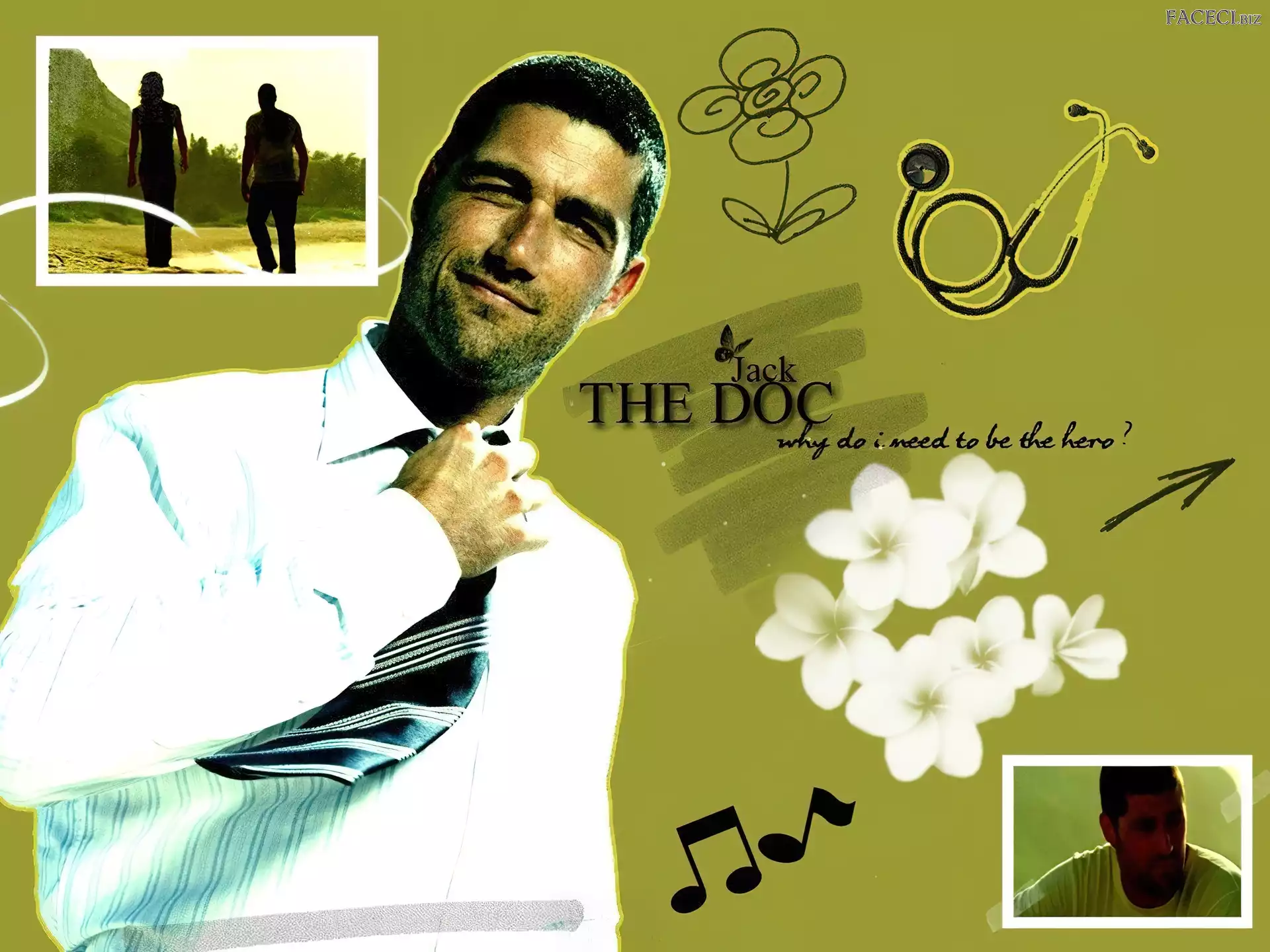 krawat, Zagubieni, Serial, Lost, Matthew Fox, obrazki